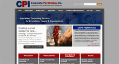 Desktop Screenshot of corporatepsychologyinc.com